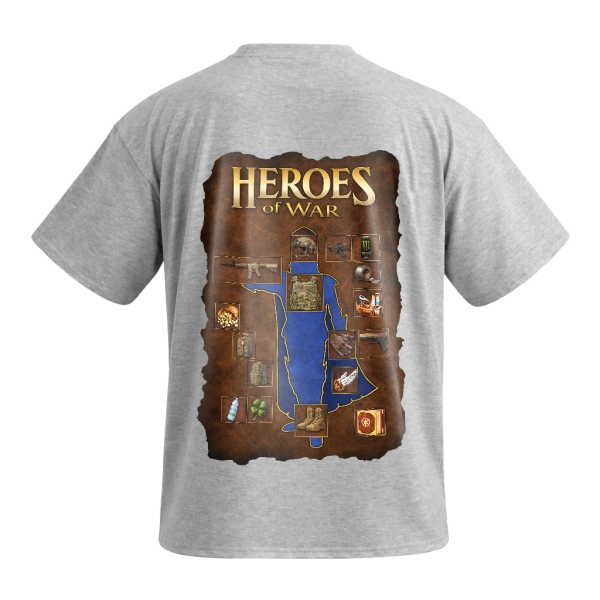 Футболка GIG (Heroes Pack) Оверсайз. Сірий