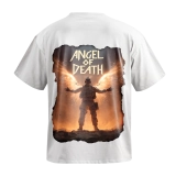 Футболка GIG (Andgel of the Death) Оверсайз. Белый