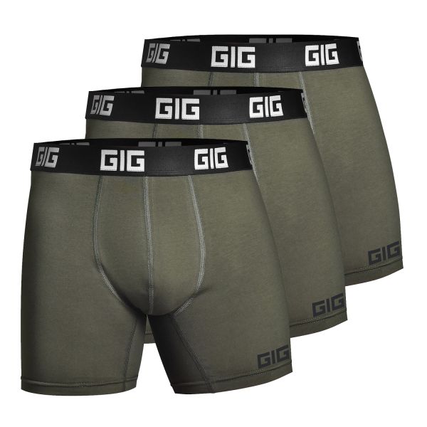 Комплект трусів Dynamic подовжені. Колір Ranger Green, 3 шт