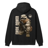 Худі з принтом GIG. Ewok Power. Чорний