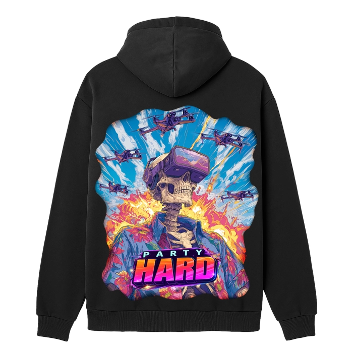 Худи Party Hard #1. Черный
