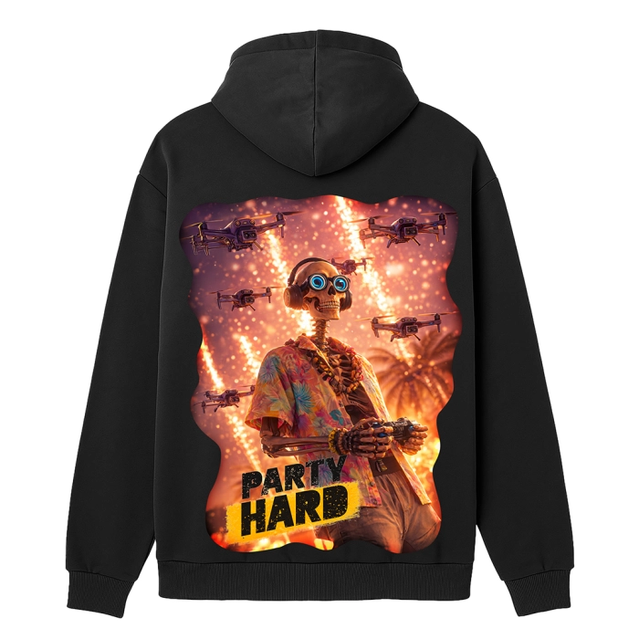 Худи Party Hard #2. Черный