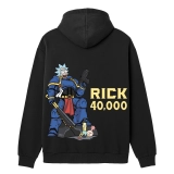 Худи с принтом GIG. RICK 40000 #1. Черный
