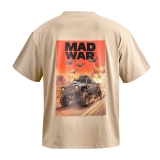 Футболка GIG (MAD WAR №2) Оверсайз. Койот