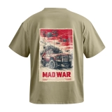 Футболка GIG (MAD WAR №3) Оверсайз. Олива