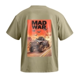 Футболка GIG (MAD WAR №2) Оверсайз. Олива
