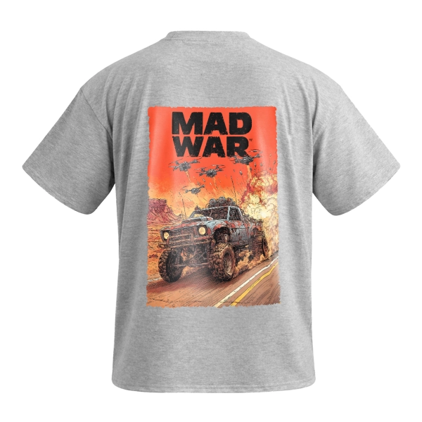 Футболка GIG (MAD WAR №2) Оверсайз. Сірий