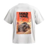 Футболка GIG (MAD WAR №2) Оверсайз. Білий
