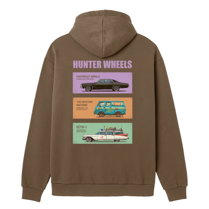 Худи с принтом GIG Hunter Wheels. Койот 