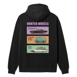 Худі з принтом GIG Hunter Wheels. Чорний