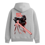 Худі з принтом GIG. Ben Solo. Сірий