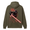 Худи с принтом GIG. Ben Solo. Олива