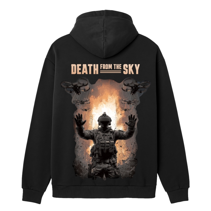 Худі Death from the Sky. Колір Чорний