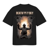 Жіноча футболка GIG (Death from the Sky) Оверсайз. Чорний