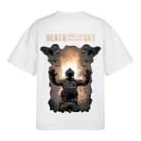 Жіноча футболка GIG (Death from the Sky) Оверсайз. Білий