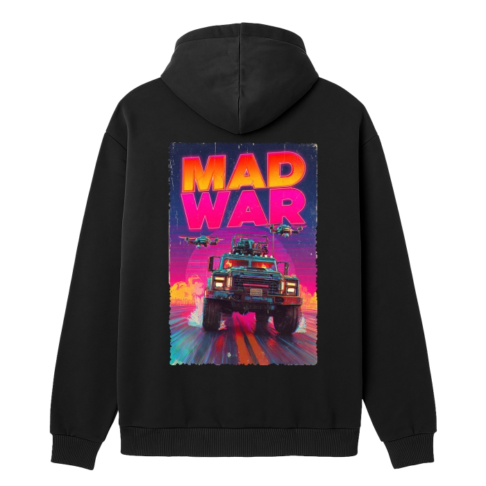 Худі MAD WAR #1. Колір Чорний
