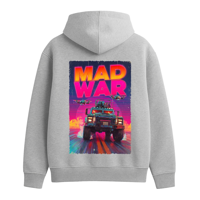 Худі MAD WAR #1. Колір Сірий