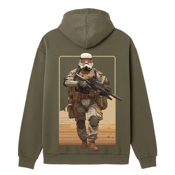 Худі з принтом GIG. Desert Stormtrooper. Олива