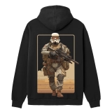 Худі з принтом GIG. Desert Stormtrooper. Чорний