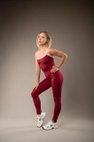 Спортивний комбінезон GIG Shape на тонких бретелях. Бордовий