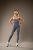 Спортивный комбинезон GIG Shape на тонких бретелях. Графит