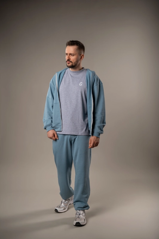 Спортивні штани GIG Oversize. Блакитний