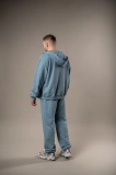 Худі на блискавці GIG Oversize. Блакитний