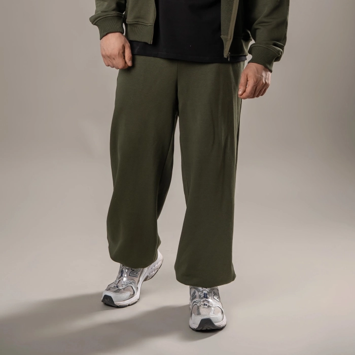Спортивные флисовые штаны GIG Oversize. Олива