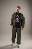 Худі на блискавці GIG Oversize. Олива