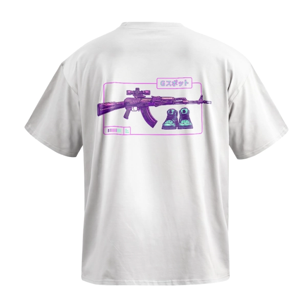 Футболка GIG (Kalashnikov Pack) Оверсайз. Білий