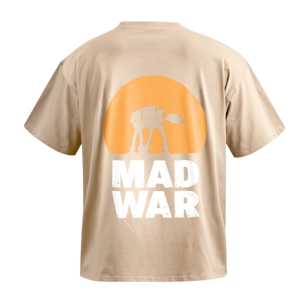 Футболка GIG (Mad war №4) Оверсайз. Койот