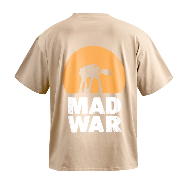Футболка GIG (Mad war №4) Оверсайз. Койот