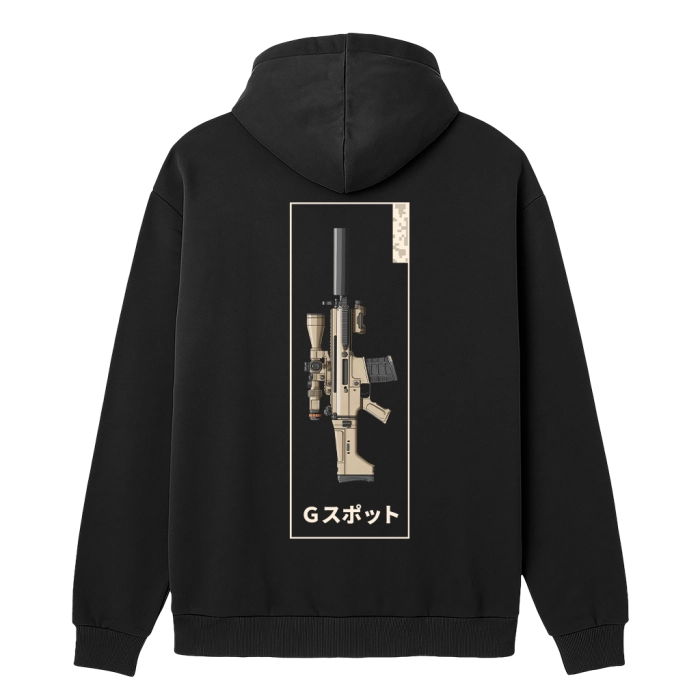 Худи с принтом GIG. Scar. Черный