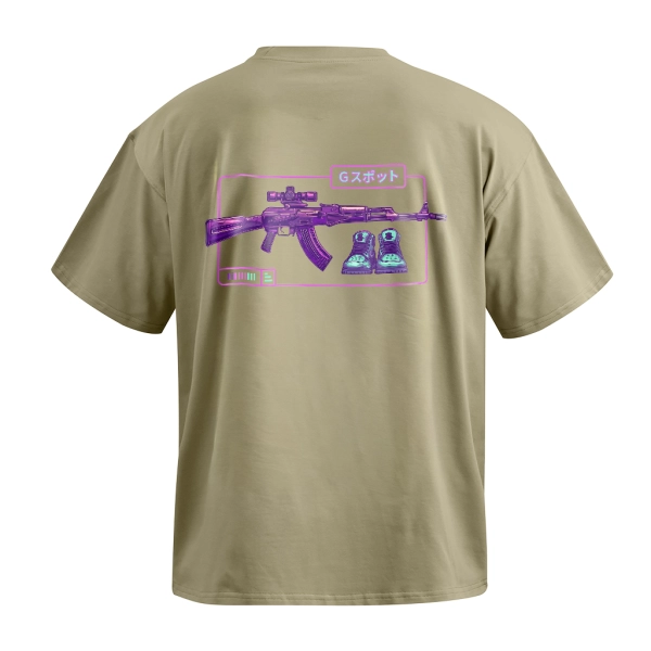 Футболка GIG (Kalashnikov Pack) Оверсайз. Олива