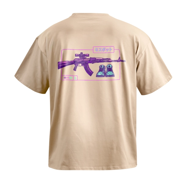 Футболка GIG (Kalashnikov Pack) Оверсайз. Койот