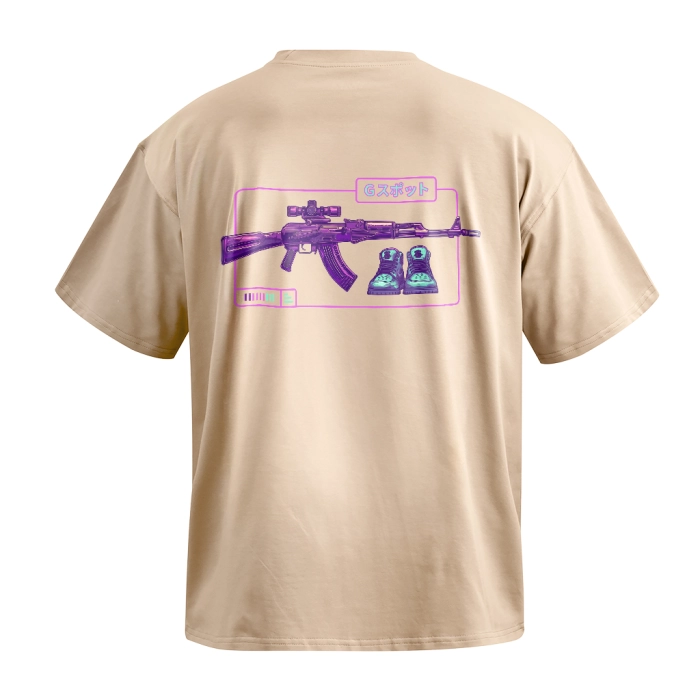Футболка GIG (Kalashnikov Pack) Оверсайз. Койот