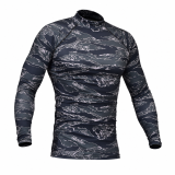 Чоловічий Рашгард GIG. Black Tiger Stripes Camo