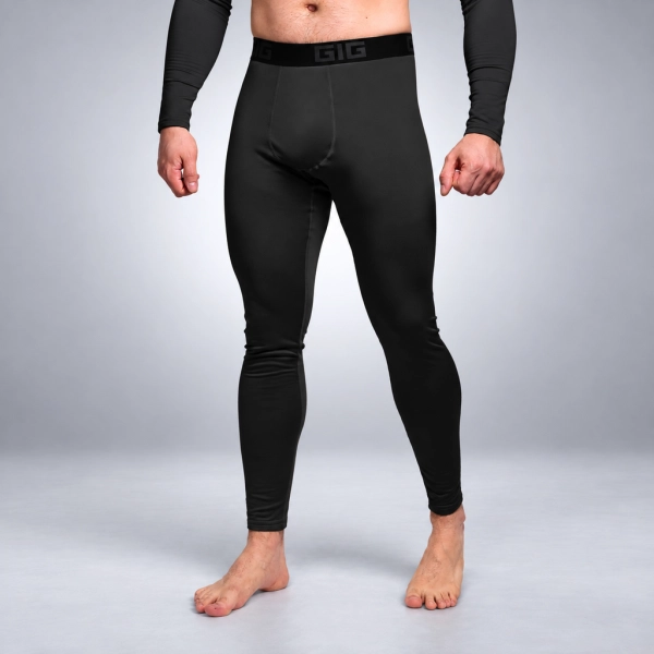 Термоштаны GIG IceFox Level 1+, из ткани Thermo line. Черный