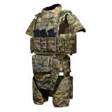 Бронекостюм ultimate pack MPS М8 PRO + балістичні пакети захист боків, паху, шиї, плечей, ніг, поясу 1 класс ДСТУ. Мультикам