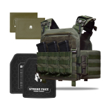 Бронежилет 3–го класу MPS М8 PRO Striker + Бронеплити  + балістичні пакети захист боків 1 клас ДСТУ. Ranger Green