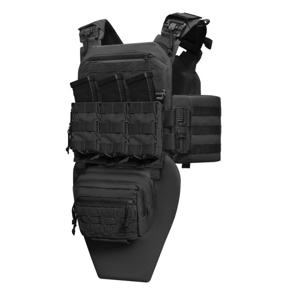 Бронекостюм warrior pack MPS М8 PRO + балістичні пакети захист боків, паху 1 класс ДСТУ. Чорний