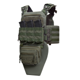 Бронекостюм warrior pack MPS М8 PRO + балістичні пакети захист боків, паху 1 класс ДСТУ. Ranger Green