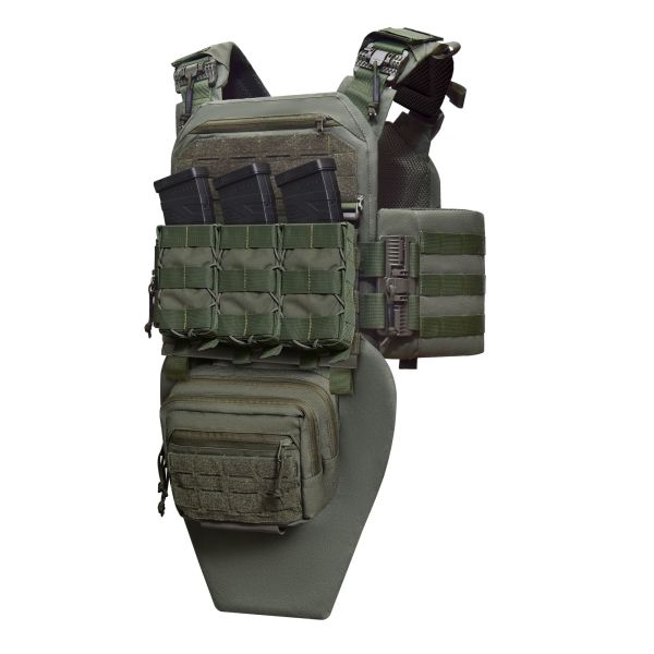 Бронекостюм warrior pack MPS М8 PRO + балістичні пакети захист боків, паху 1 класс ДСТУ. Ranger Green
