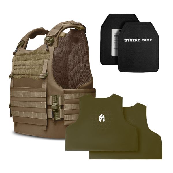 Бойовий бронежилет MTF DOOM + 6-го класу бронеплити 2,8 кг + Балістичний захист 1 класу Coyot