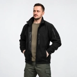 Флисовая кофта на молнии M1014 Tactical Series. Черный