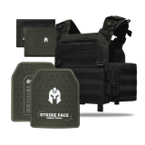 Бронежилет 6–го класу Striker pack MPS М8 PRO  + Бронеплити + балістичні пакети захист боків 1 класс ДСТУ. Чорний