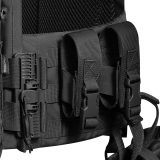 Бронежилет з підсумками 6–го класу MPS warrior pack + Бронеплити+ балістичні пакети захист боків та паху 1 клас ДСТУ. Колір Чорний