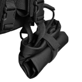 Бронежилет з підсумками 6–го класу MPS warrior pack + Бронеплити+ балістичні пакети захист боків та паху 1 клас ДСТУ. Колір Чорний