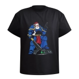 Футболка GIG (SPACE SANTA BLUE) Limited. Чорний