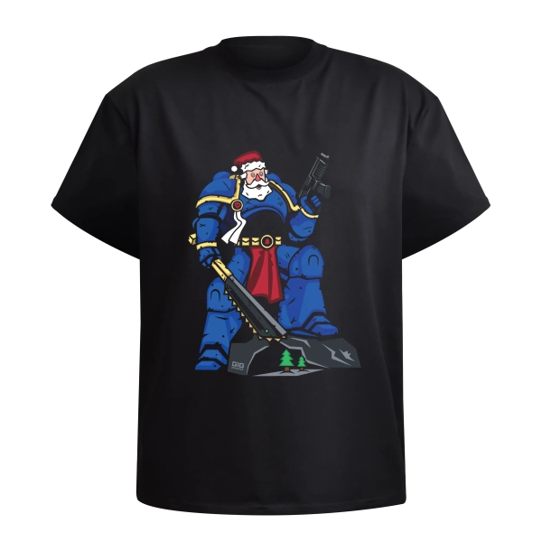 Футболка GIG (SPACE SANTA BLUE) Limited. Чорний